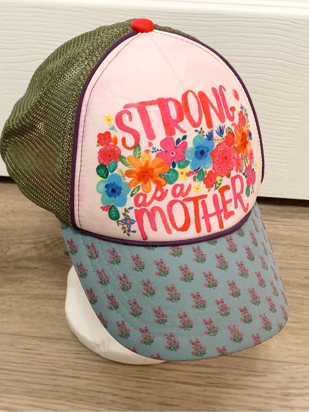 Natural Life Strong as a Mother Hat Baseball Cap Adjustable One Size